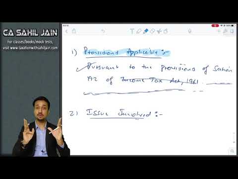 How To Answer Case Law Based Questions | By CA Sahil Jain