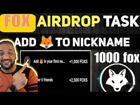 Fox Coin Airdrop | Fox Coin Airdrop Project | Fox Coin Listing || Foxs Airdrop Mining App