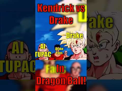 Kendrick vs Drake Beef in Dragon Ball Z!