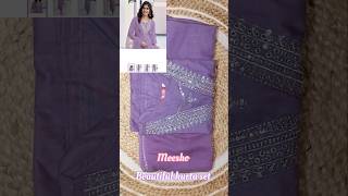 Meesho most treanding & viral purple 💜 kurta sets#meeshokurtasethaul#affordablefashion#ytshort