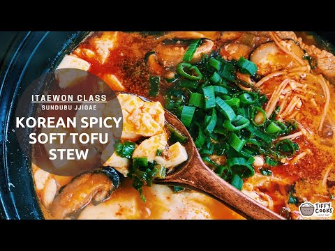 Korean Spicy Soft Tofu Stew - Sundubu Jjigae (Itaewon Class)