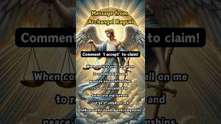 ✨ A Message from Archangel Raguel✨ #angel #angelmessages