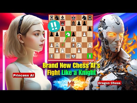 Brand New Princess AI Sacrificed Her Knight Like a Champ Against the Best Chess AI | Chess Strategy