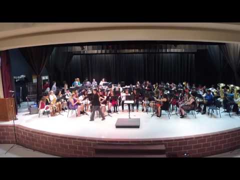 Center ISD Middle School, 8th Grade, 2016 Christmas Band Concert