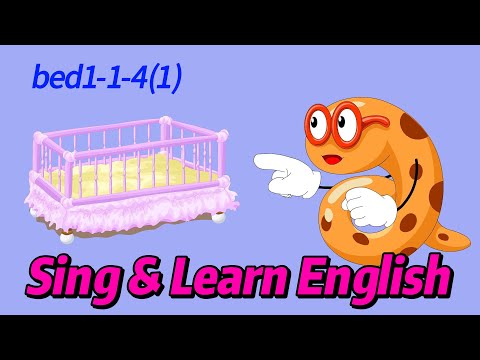 Sing & Learn English | “This is a Bed” | Easy English Vocabulary for Kids | Level 1