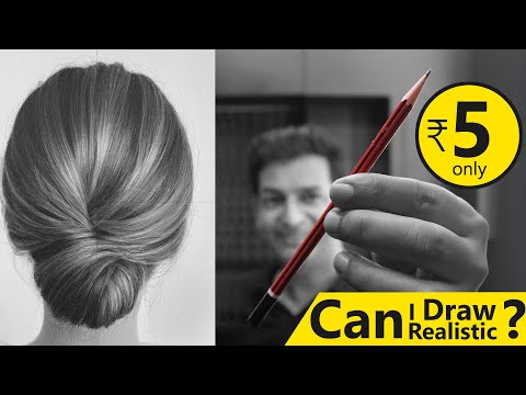 Can we draw Realistic Drawing with ₹5 Pencil? | Best Pencil for Commission Work | Cheap Best Pencil