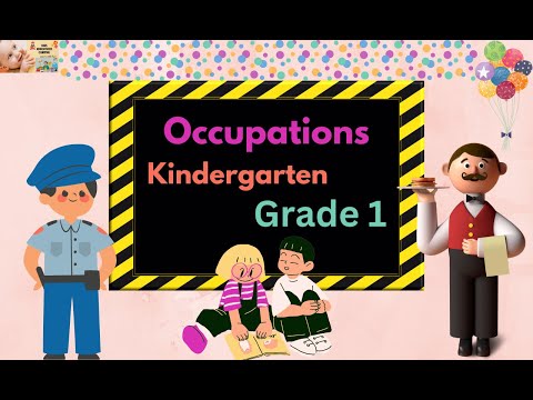 Occupations / Jobs and Occupations / Occupations in English / Occupations for Kids/ Kindergarten