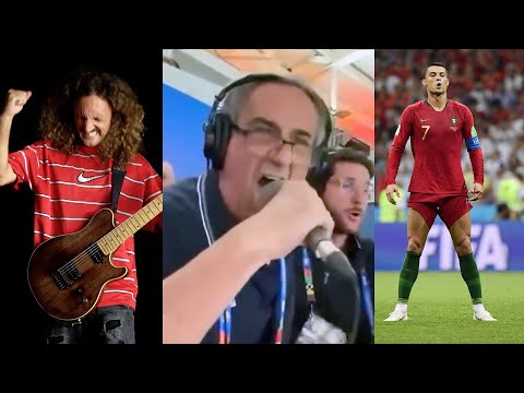 Metal Guitarist makes song with Football Comentator