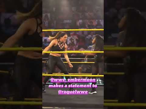 Ember Moon vs Raquel Gonzalez kick fight in the WWE NXT Women Match | WWE Diva Stars #shorts