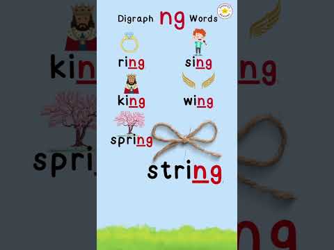 Digraph ng Words #shorts #phonics