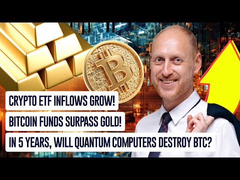 Record ETF Inflows, Bitcoin Surpasses Gold, Quantum Threat, Deutsche Bank Enters Web3