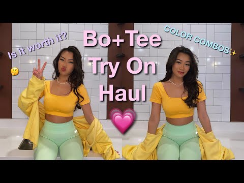 Bo+Tee Try On Haul *i should start gymming again*