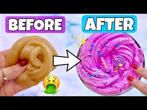 Fixing SCAM SLIMES off SHEIN! 😳🤨 *Slime Makeovers DIY*