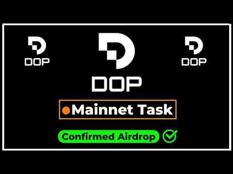 DOP Mainnet Airdrop Task || Free DOP Airdrop Task || Data Ownership Protocol #dop  #dopairdrop #dop2