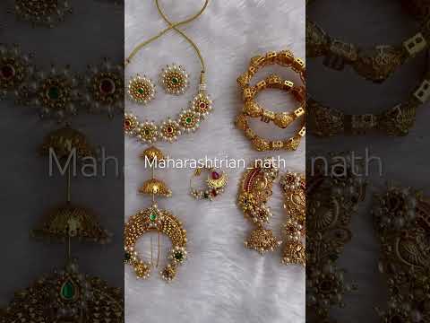 Maharashtrian jewellery set ✨ booking number: 9834784229 #shortvideo #fashion #trending #like