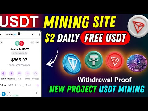 New USDT MINING App in 2024 | USDT MINING New Project | USDT MINING Earn $5 Days | New crypto Mining