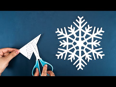 How to make Snowflakes out of paper - Christmas Decor - Snowflake #54