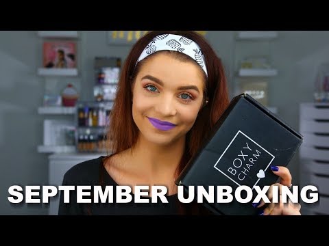 BOXYCHARM SEPTEMBER 2018 UNBOXING