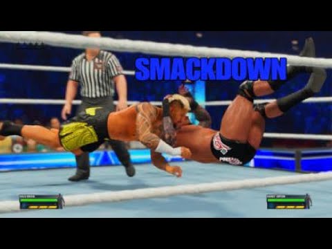 WWE 2K23 SMACKDOWN RANDY ORTON SAVES KEVIN OWENS FROM THE BLOODLINE BEATDOWN!!!!!!!!!!!!!!!