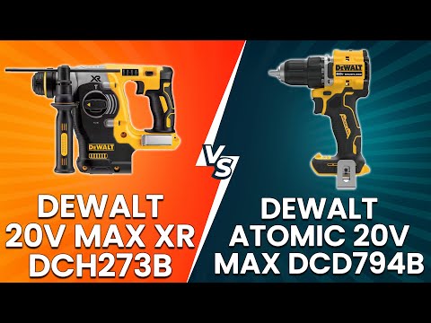 DeWalt 20V Max XR DCH273B vs DeWalt Atomic 20V Max DCD794B - Which Drill Has Better Performance?