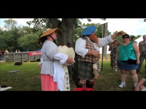 Making haggis at the Saline Celtic Festival.