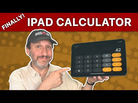 Using the iPad Calculator App