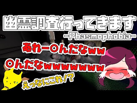 【Phasmophobia】初調査で即○するし、反省会もする幽霊調査隊【コラボ実況/wてと】#ゲーム実況