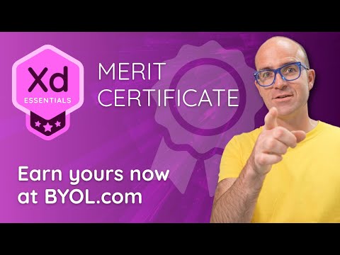 Adobe XD Merit Certificates Now Live on Bring Your Own Laptop!