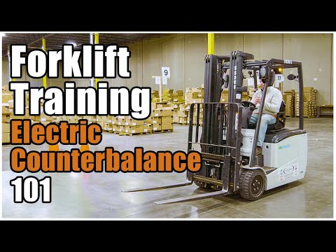 How to Operate a Forklift | Electric Counterbalance Training