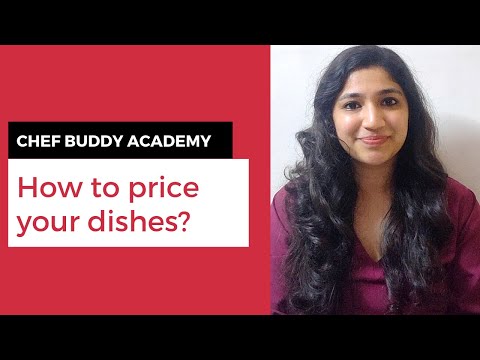 How to price your dishes? | CHEF BUDDY ACADEMY (2020)