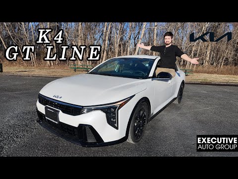 2025 Kia K4 GT Line - Futuristic Sedan!