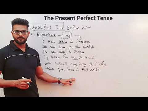 The Present Perfect Tense | English Grammar #tenses #letslearnenglish