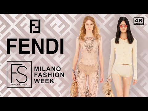 FENDI Spring Summer 2025 MILAN FASHION WEEK Anok Yai 4K Full Fashion Show FASHION & STYLE TV