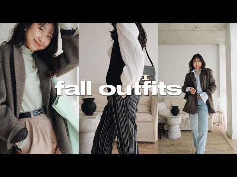 fall outfits🍂 秋季穿搭｜复古摩登的配色灵感 feat.新购入的宝藏长裤！