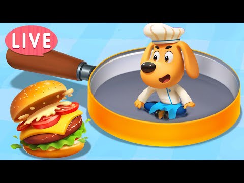 🔴LIVE | Sheriff Labrador Cooking for Friends | Safety Tips | Police Cartoon | Kids Videos for Kids