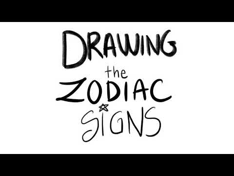 Drawing The Zodiac Signs | blacknoisyblue