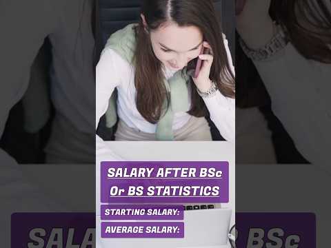 Salary after Bachelor of Statistics