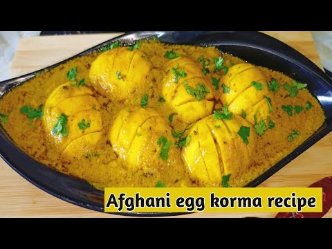 अफगानी egg कोरमा रेसिपी.... simple recipe for delicious eggless korma #deepikakirecipes #eggkorma