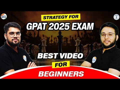 🛑Strategy For GPAT 2025 Students | Best Video For Beginners #gpat2025 #pharmacy