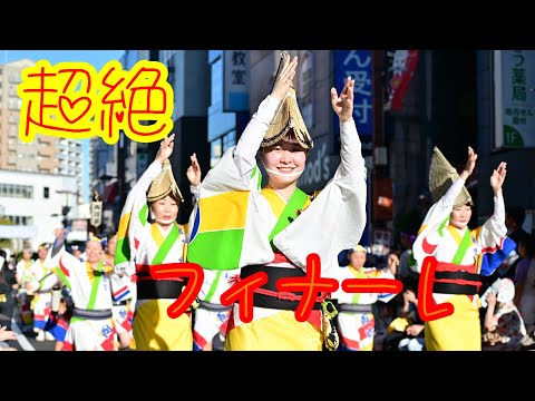 【北浦和阿波踊り2024年】第43回  超絶フィナーレ　すごい！！