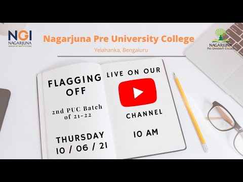 2nd PUC batch of 21-22 | Flagging Off