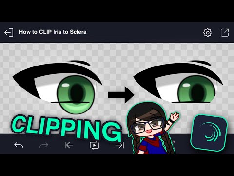 [UPDATED] How to CLIP the Iris to the Sclera in Alight Motion