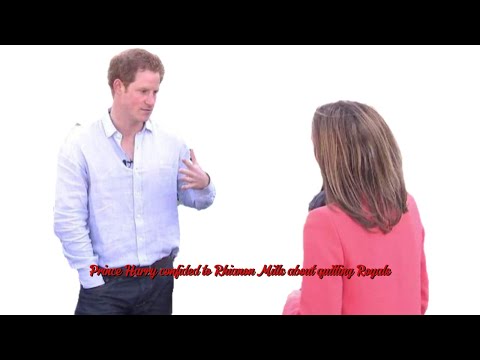 Prince Harry confided HUGE secrets to Rhiannon Mills in private about quitting Royals &Meghan's Love