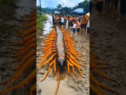 Strange poisonous long insect #natureocean