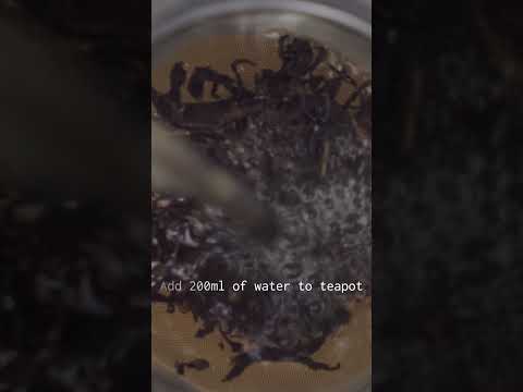 How To Brew Japanese Black Tea For The Best Tasting Experience #shorts #blacktea #tea #asmr #howto