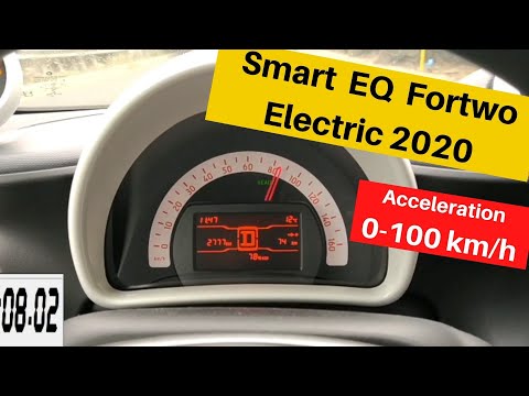 SMART EQ Fortwo 2020 Electric 0-100 km/h Acceleration | PeriTroxon.gr