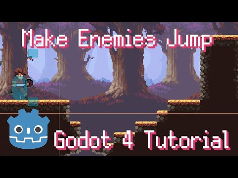 Make Enemy Jump Over Pits and Walls ~ Godot 4 Platformer Tutorial