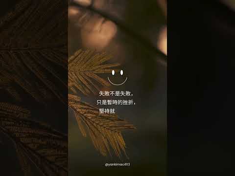 失敗不是失敗，只是暫時的挫折，堅持就是勝利。——亞伯拉罕·林肯