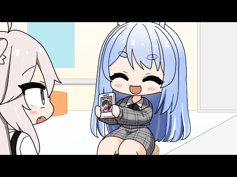 Botan wanted to make Pekora her little sister after Pekora did this【Hololive AnimatedClip/Eng sub】