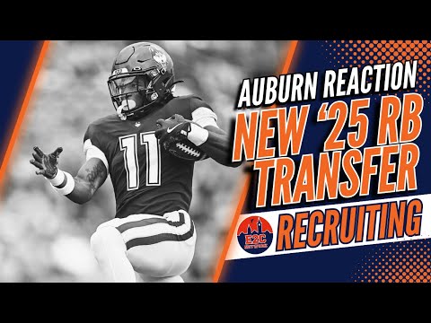 Durell Robinson Transfers to Auburn | 2025 RB | QUICK FACTS + WHAT IT MEANS?